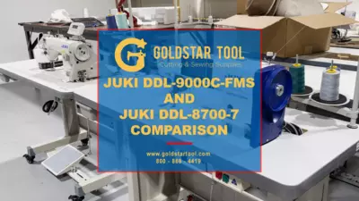 Product Showcase -JUKI DDL-9000C-FMS and JUKI DDL-8700-7 Comparison - Goldstartool.com